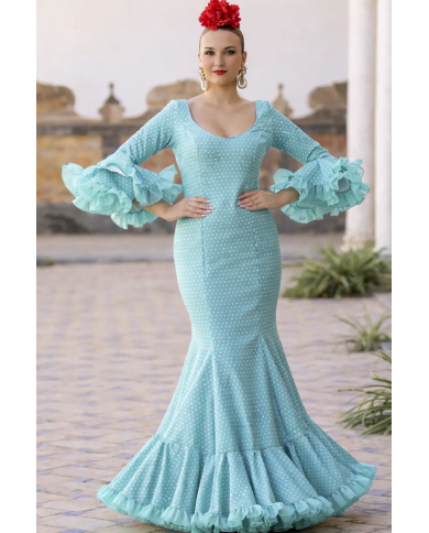 Vestido Realeza Lunar Pequeño | Vestido flamenco de lunares