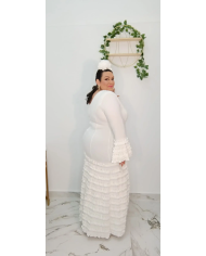 Vestido Romancero Curvy | Vestido flamenco elegante para mujer
