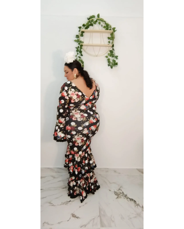 Vestido Pantoja | Vestido de flamenca talla única 48 a 56