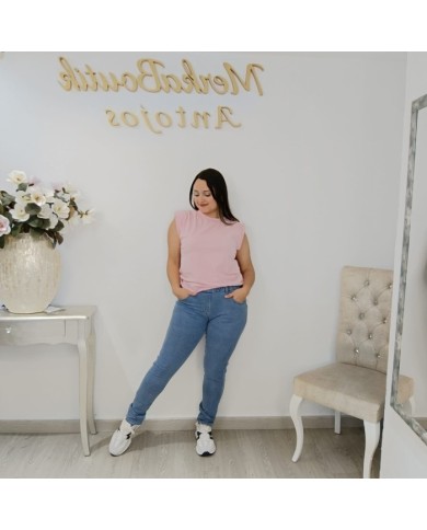 Comprar Vaquero Skinny Mila | Sin Cremallera y Elástico Total¿Buscas un jean que no apriete? Descubre el Pantalón Mila. Diseño a