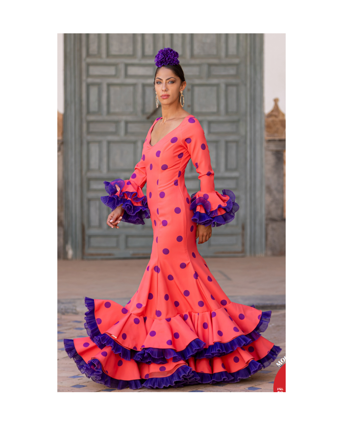 Vestido Vélez Lunar | Vestido flamenco de lunares para mujer