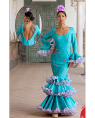 Vestido Aitana Lunar | Vestido flamenco de lunares elegante