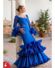 Vestido Trinidad | Vestido flamenco blanco elegante