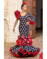 Vestido Maribel | Vestido flamenco de lunares elegante
