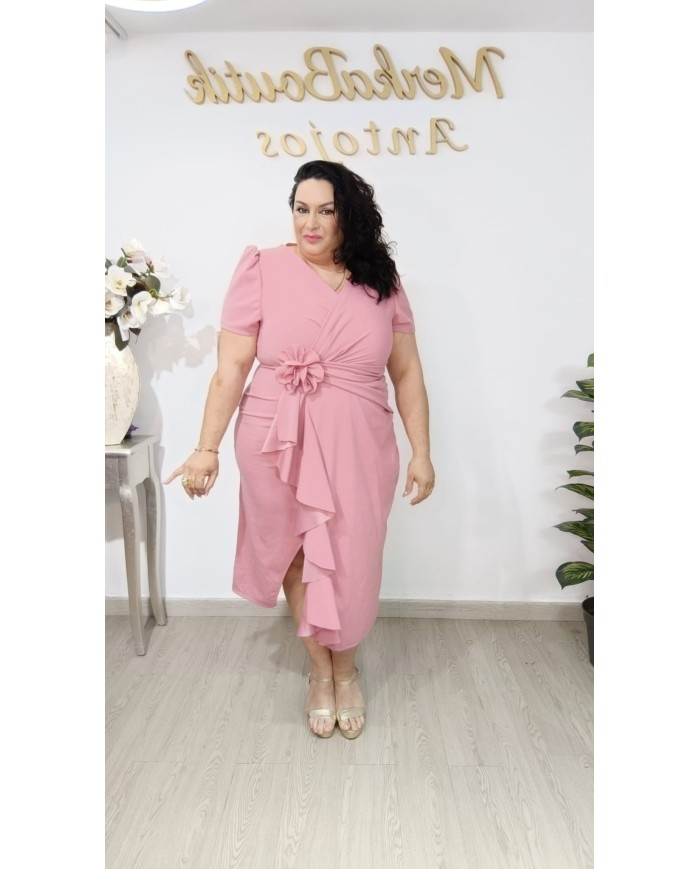 Vestido Crespon Flor | Elegancia y Estilo en Cualquier Ocasión