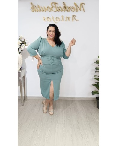 Vestido Midi Crespón Úrsula | Vestido elegante y favorecedor