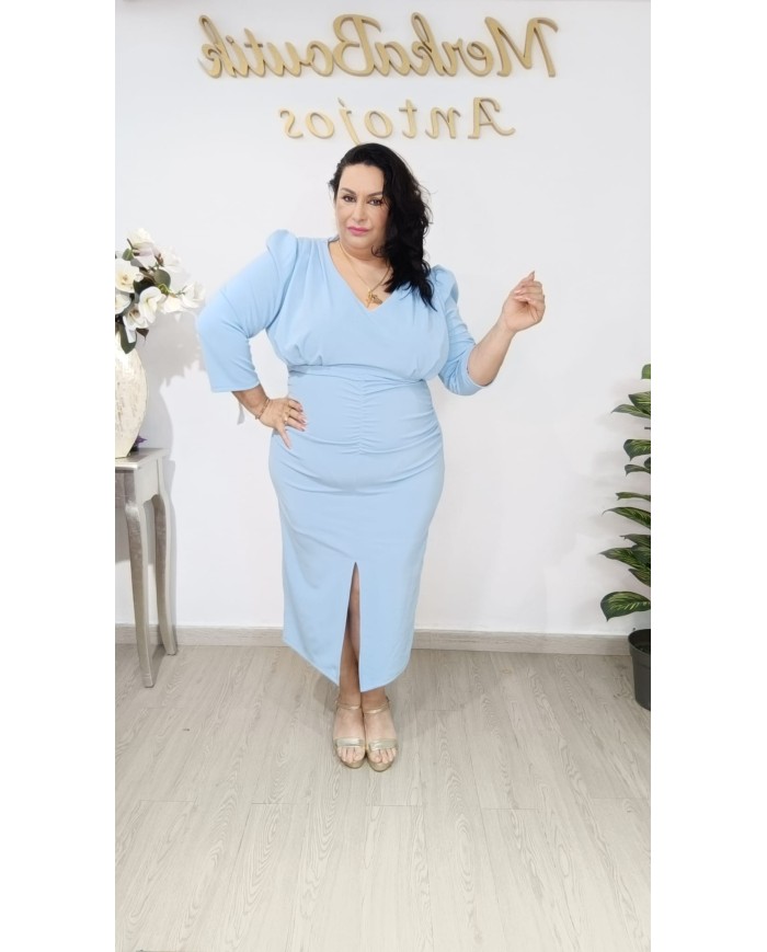 Vestido Midi Crespón Úrsula | Vestido elegante y favorecedor