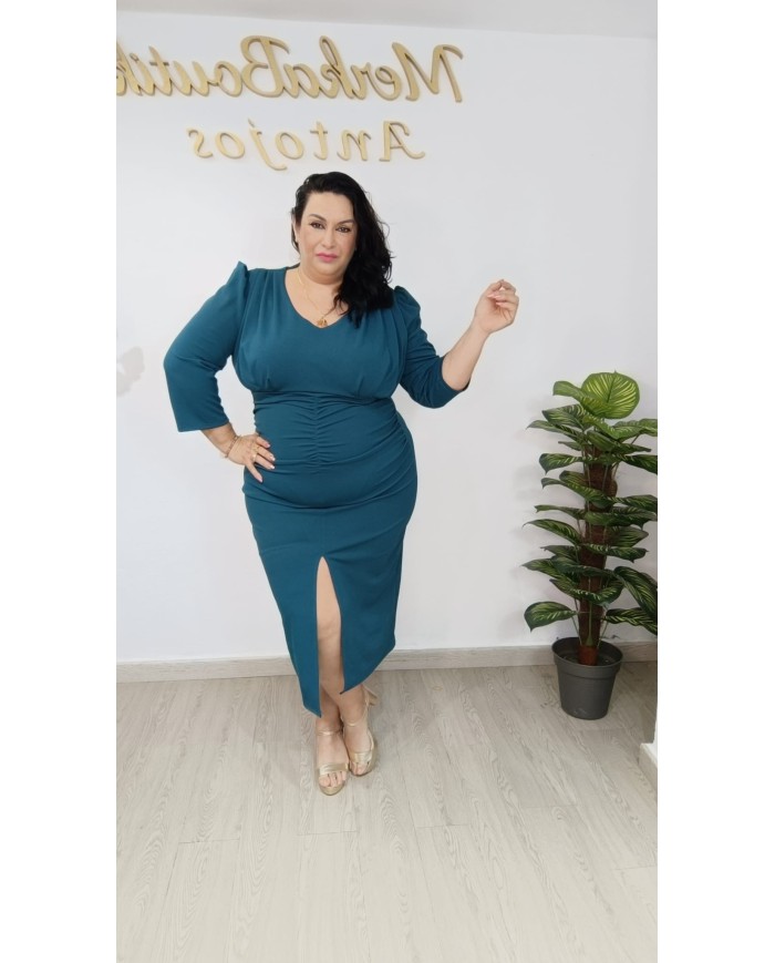 Vestido Midi Crespón Úrsula | Vestido elegante y favorecedor