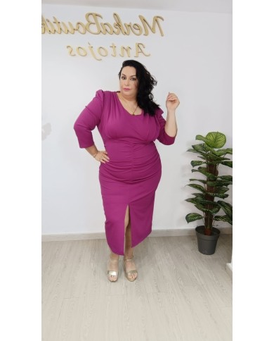 Vestido Midi Crespón Úrsula | Vestido elegante y favorecedor