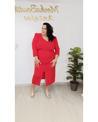 Vestido Midi Crespón Úrsula | Vestido elegante y favorecedor