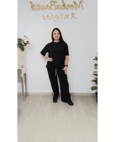 Conjunto Deportivo Pata Ancha Print Mercurio | Talla única 44 a 54