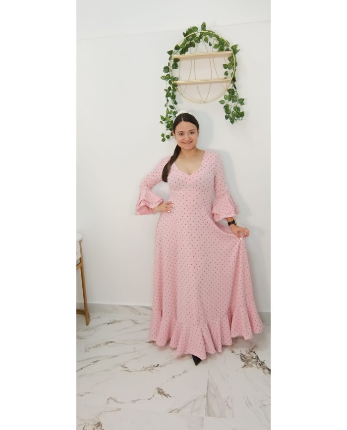 Bata Romerita | Bata romera de lunares para mujer