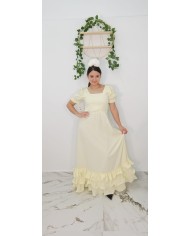 Bata Vichy Escote Cuadrado | Vestido Flamenco de Cuadros