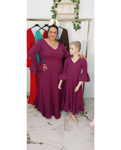 Bata Revoltosa Niña | Bata romera infantil de lunares