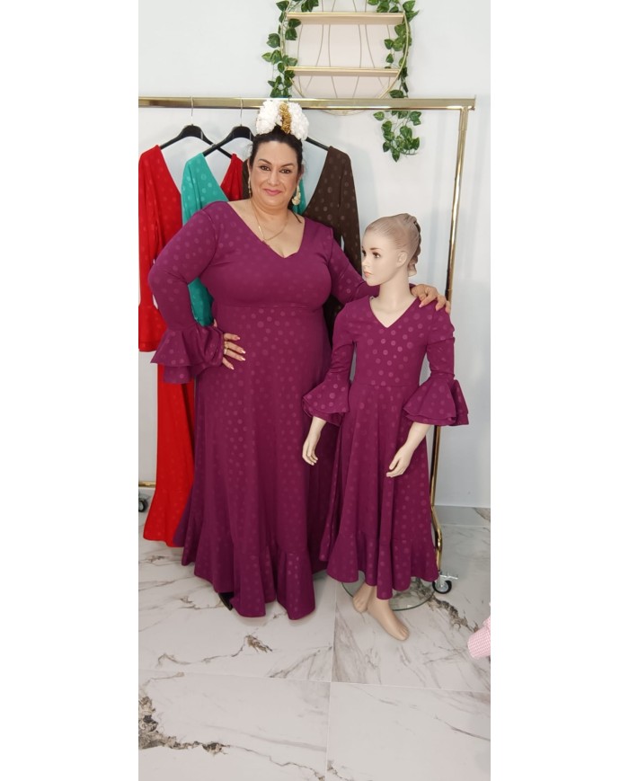 Bata Revoltosa Niña | Bata romera infantil de lunares