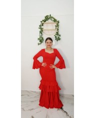 Vestido Pantojero Flamenco de Lunares | Vestido Flamenca Elegante