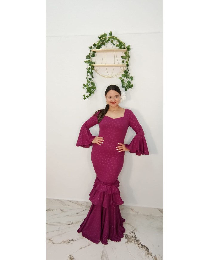 Vestido Pantojero Flamenco de Lunares | Vestido Flamenca Elegante