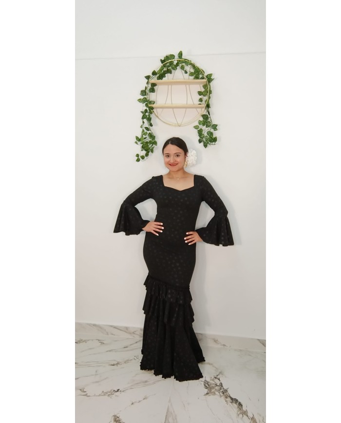 Vestido Pantojero Flamenco de Lunares | Vestido Flamenca Elegante