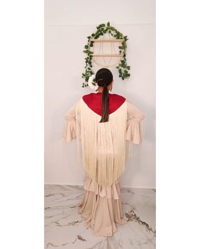 Capa Mantón Flamenca con Flecos | Complemento Flamenco | Merkaboutik