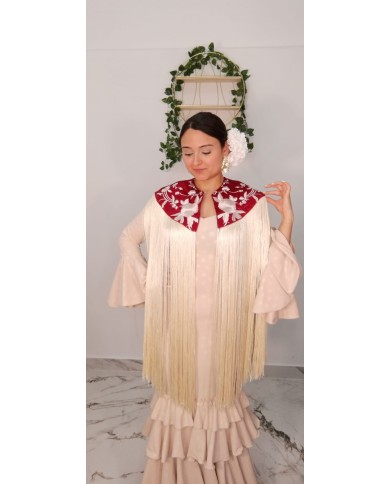 Capa Mantón Flamenca con Flecos | Complemento Flamenco | Merkaboutik