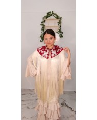 Capa Mantón Flamenca con Flecos | Complemento Flamenco | Merkaboutik