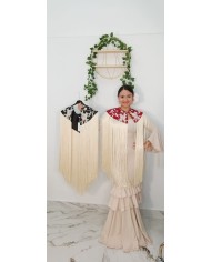 Capa Mantón Flamenca con Flecos | Complemento Flamenco | Merkaboutik