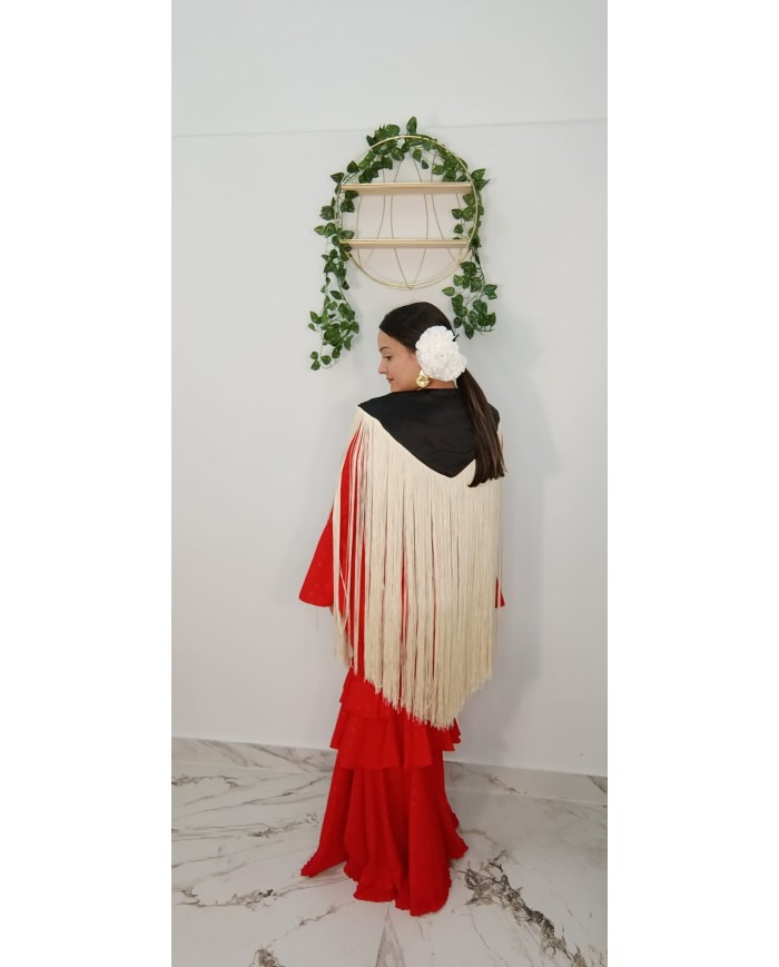 Capa Mantón Flamenca con Flecos | Complemento Flamenco | Merkaboutik