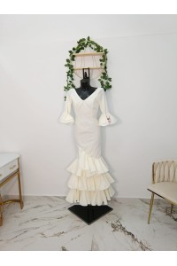 Vestido Veronica Flamenco - Elegancia y Tradición