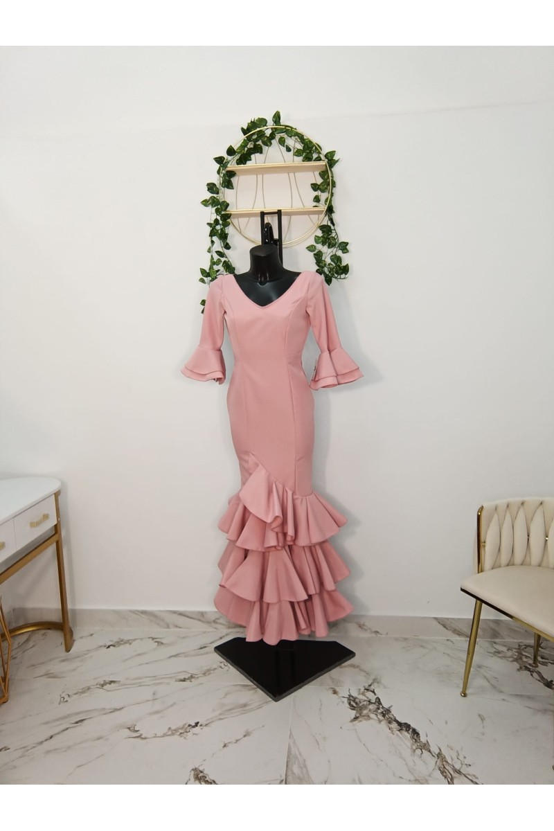 Vestido Veronica Flamenco - Elegancia y Tradición