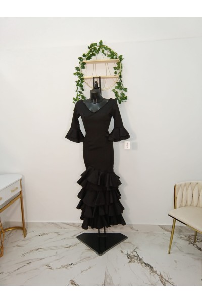 Vestido Veronica Flamenco - Elegancia y Tradición