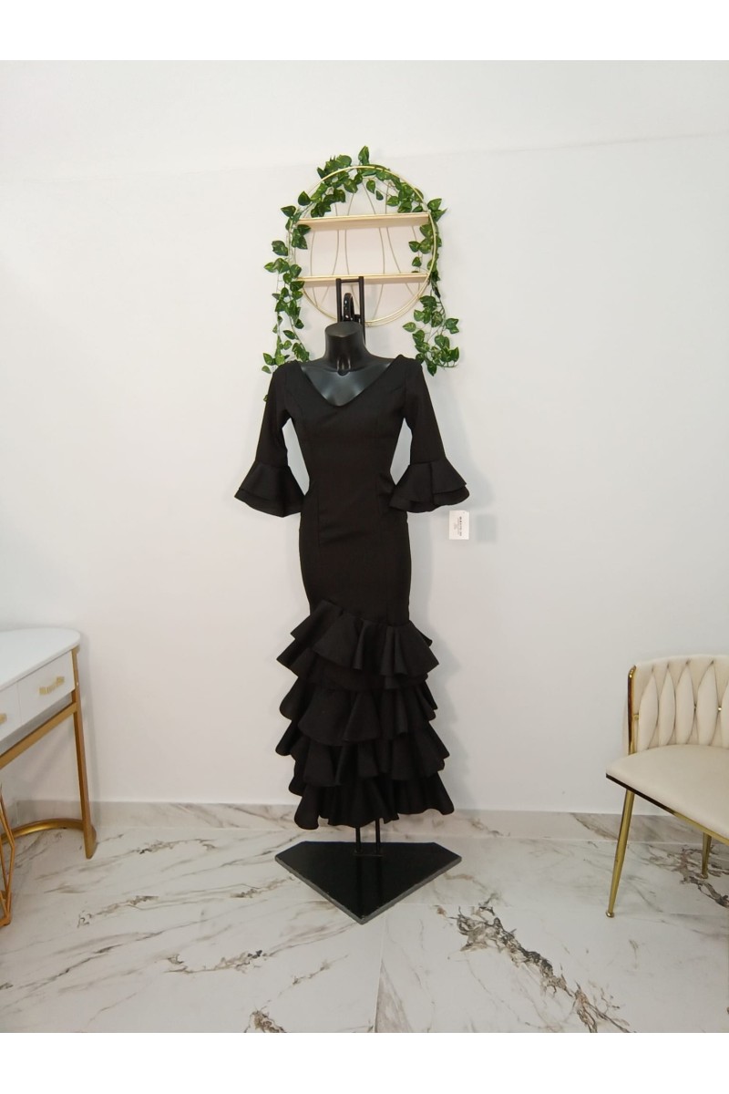 Vestido Veronica Flamenco - Elegancia y Tradición