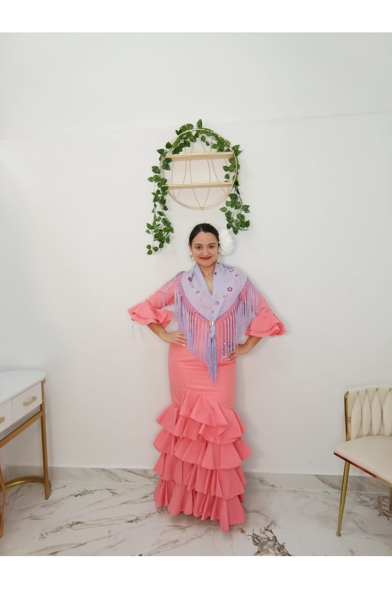 Vestido Veronica Flamenco - Elegancia y Tradición