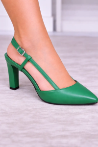 Zapato Pilar Mujer Elegante Tacón Slingback | Merkaboutik