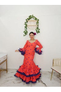 Vestido Vélez Lunar | Vestido flamenco de lunares para mujer