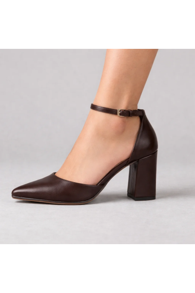 Zapato Duquesa Tacón Bloque | Pulsera T Clásico | MerkaBoutik Antojos