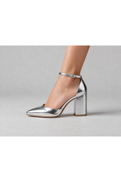 Zapato Duquesa Tacón Bloque | Pulsera T Clásico | MerkaBoutik Antojos