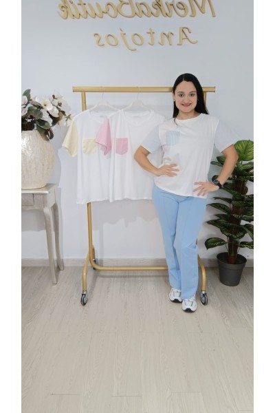 Camiseta Rayas Evelyn | Camiseta Mujer Curvy | Merkaboutik