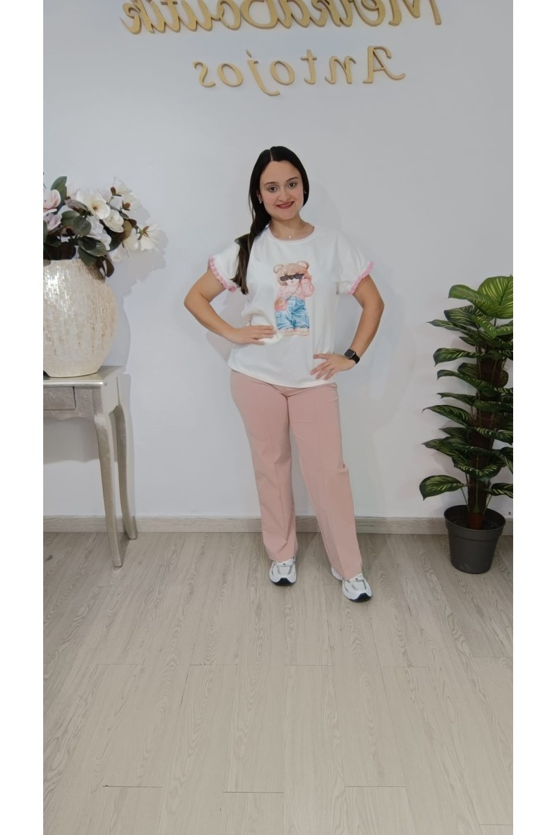 Camiseta Osito Bali para mujer estilo casual