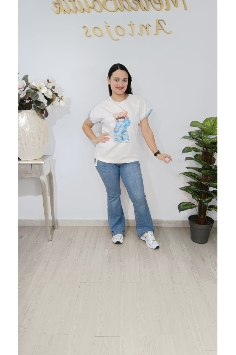 Camiseta Osito Bali para mujer | Moda casual femenina