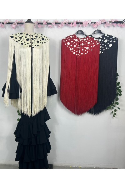 Capa Fleco Lunar para mujer elegante con estilo flamenco