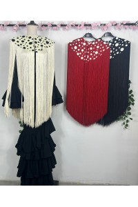 Capa Fleco Lunar para mujer elegante con estilo flamenco