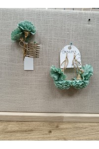 Peina Flamenca Clavel | Complemento flamenco para mujer