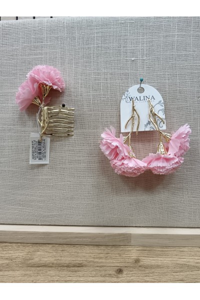 Peina Flamenca Clavel | Complemento flamenco para mujer