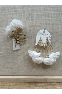 Peina Flamenca Clavel | Complemento flamenco para mujer