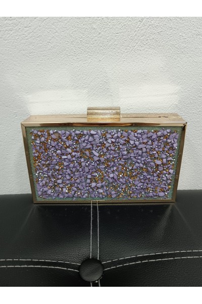 Cartera Piedras Sofía para mujer elegante con brillo