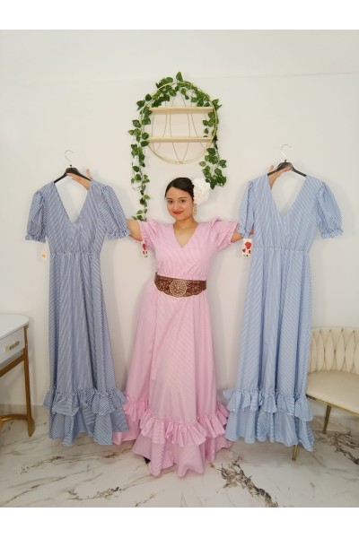 Bata Vichy Cuello Pico para mujer | Cómoda y elegante