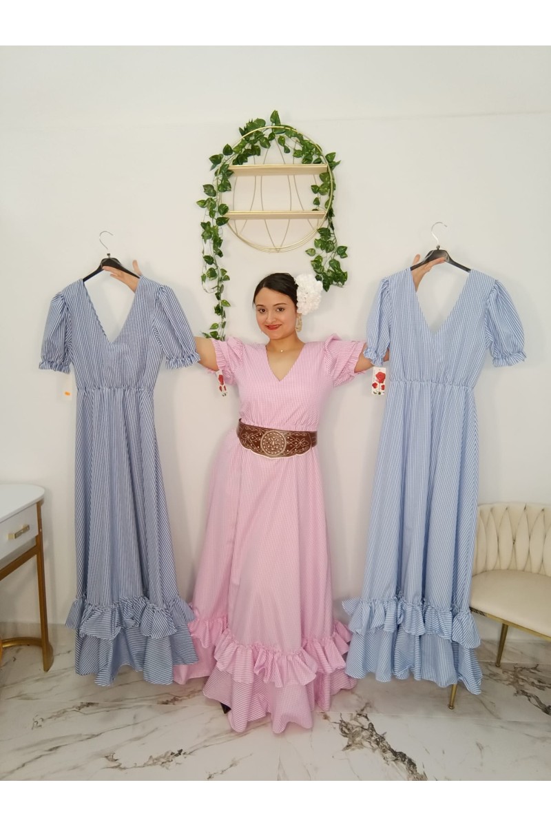 Bata Vichy Cuello Pico para mujer | Cómoda y elegante