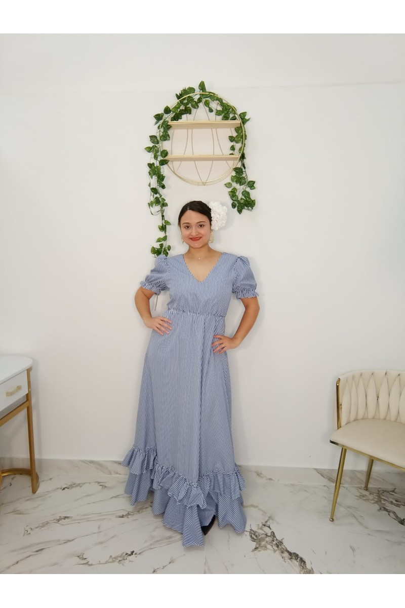 Bata Vichy Cuello Pico para mujer | Cómoda y elegante