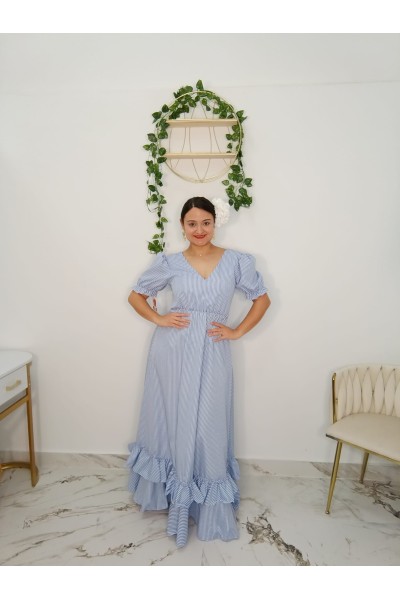 Bata Vichy Cuello Pico para mujer | Cómoda y elegante