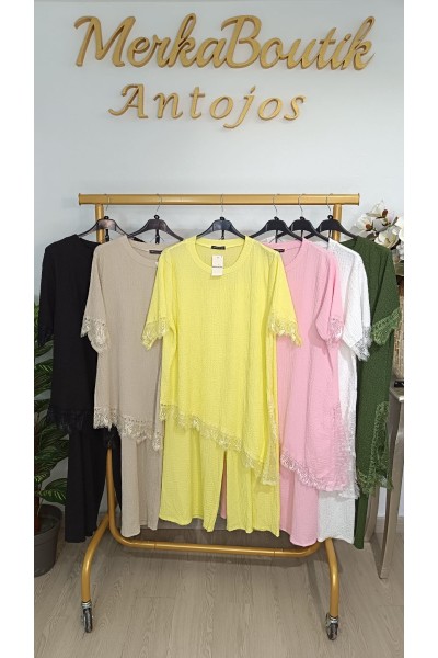 Conjunto Asimétrico Rugoso Esteban | Elegante y cómodo